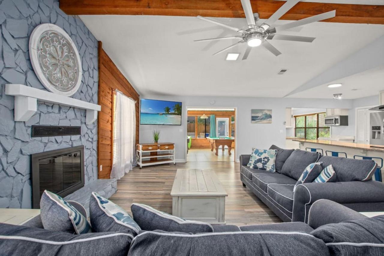 The Flip Flop Stop - Private Heated Pool, Pool House, Backyard Oasis And Game Room Panama City Beach Exterior photo
