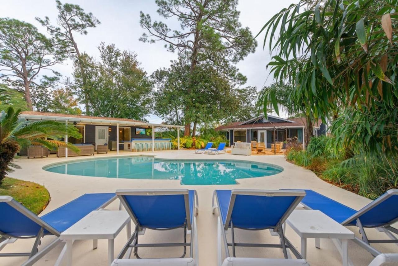 The Flip Flop Stop - Private Heated Pool, Pool House, Backyard Oasis And Game Room Panama City Beach Exterior photo