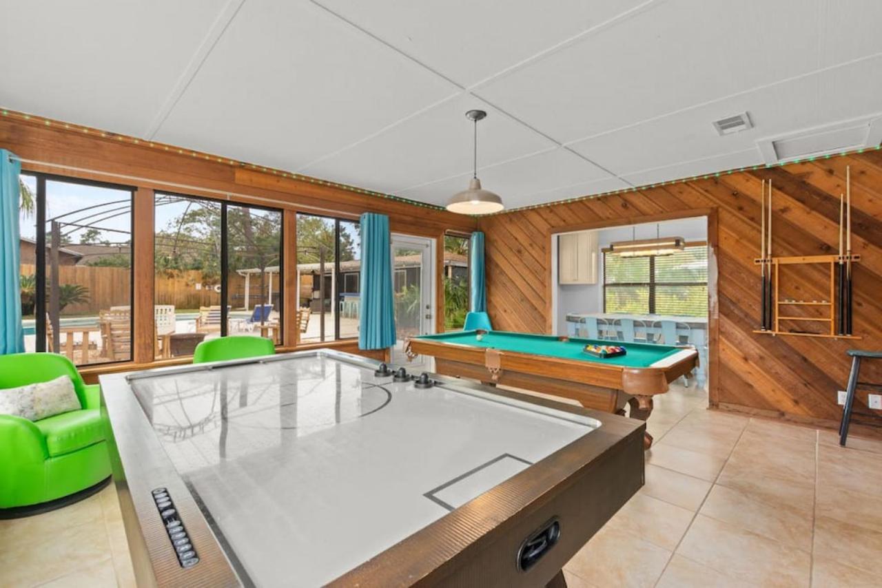 The Flip Flop Stop - Private Heated Pool, Pool House, Backyard Oasis And Game Room Panama City Beach Exterior photo