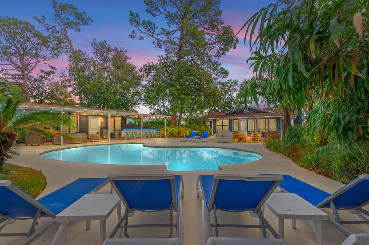 The Flip Flop Stop - Private Heated Pool, Pool House, Backyard Oasis And Game Room Panama City Beach Exterior photo